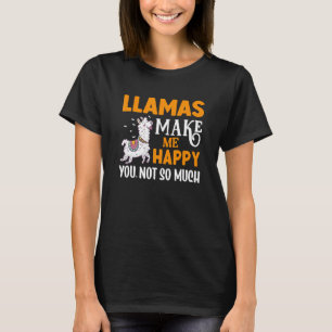Gelukkige Llama's Citeren Alpaca's Llama Lama T-shirt