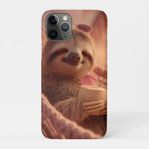Gelukkige Luiaard Ontspannen in een hangmat Case-Mate iPhone Case