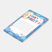 Gelukkige Maan Lucht Post-It Notities Post-it® Notes (Schuin)