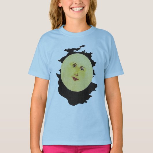 gelukkige maan t-shirt (Voorkant)