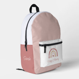 Gelukkige mama boho regenboog rugzak