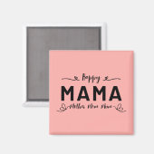 Gelukkige MAMA - Moeder Moeder Moeder Magneet (Voorkant / Achterkant)