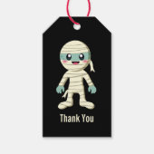 Gelukkige mama Schattige Halloween Monster Tekenin Cadeaulabel (Voorkant)