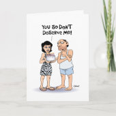 Gelukkige Man Verjaardag Kaart (Voorkant)