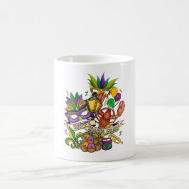 Gelukkige Mardi Gras koffiemok