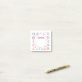 gelukkige marina kinderen zoals maritiem post-it® notes (Op bureau)
