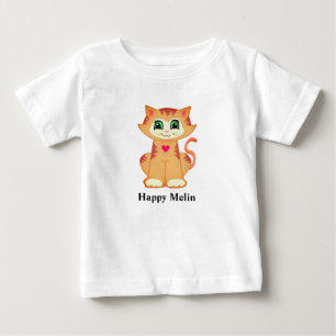 Gelukkige Melin-gember poes kat