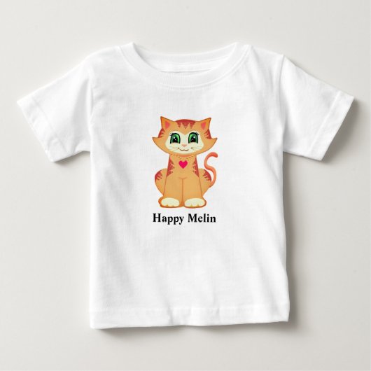 Gelukkige Melin-gemberkat Kitty Kat (Voorkant)