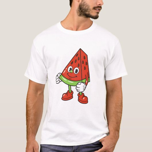 Gelukkige meloen t-shirt (Voorkant)