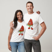 Gelukkige meloen t-shirt (Unisex)
