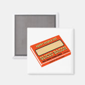 Gelukkige mensen eten spek magneet (Voorkant / Achterkant)