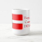 Gelukkige mensen komen uit de Deense Mok! Koffiemok (Center)