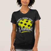 Gelukkige mensen spelen Pickleball - Paddleball sp T-shirt (Voorkant)