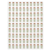 Gelukkige metselaar pot en rietjes picknick tafelk tafelkleed (Voorkant)