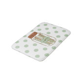 Gelukkige metselaarpot en rietjes badkamertapijt badmat (Gekanteld)