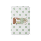 Gelukkige metselaarpot en rietjes badkamertapijt badmat (Voorkant Verticaal)