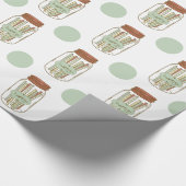 Gelukkige metselaarpot en rietjes inpakpapier (Hoek)