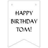 Gelukkige minimalistische Pitbull Pit Bull Terrier Vlaggetjes (Tweede vlag)