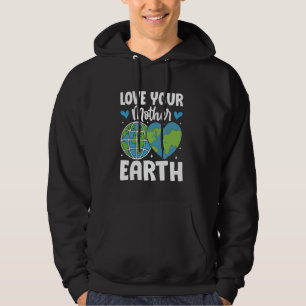 Gelukkige Moeder Aarde Dag Eco-Vriendelijke Natuur Hoodie