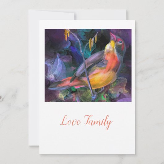 Gelukkige moeder dag liefde kaart (Achterkant)