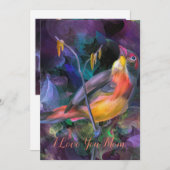 Gelukkige moeder dag liefde kaart (Voorkant / Achterkant)