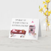 Gelukkige Moederdag 2021 Quarantine Blijf thuis Kaart (Gele Bloem)