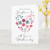 Gelukkige Moederdag aan dochter in wet Moederdag Kaart (Gele Bloem)