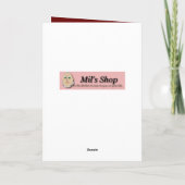 Gelukkige Moederdag aan schoonmoeder. Kaart (Achterkant)