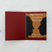 Gelukkige Moederdag aan schoonmoeder. Kaart (Binnen)