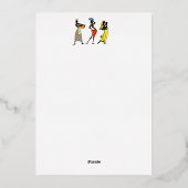 Gelukkige Moederdag Afro-Amerikaans Folie Feestdagenkaart (Achterkant)