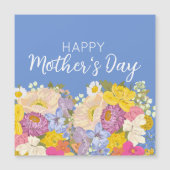 Gelukkige Moederdag Bloeiende Bloemen (Voorkant)