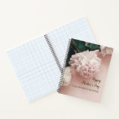 Gelukkige Moederdag Bloem 8.5" x 11" Spiraal Noteb Notitieboek (Binnen)
