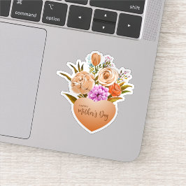 Gelukkige Moederdag Bloemen sticker