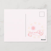 Gelukkige Moederdag! Bloemendecoratie Briefkaart (Achterkant)