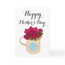 Gelukkige Moederdag Bloemengietkan