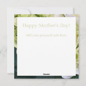 Gelukkige Moederdag Bloemrijke Liefde Bijbeltekst Feestdagenkaart (Achterkant)