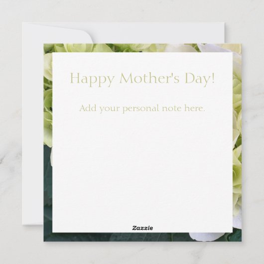 Gelukkige Moederdag Bloemrijke Liefde Bijbelvers A Feestdagenkaart (Achterkant)