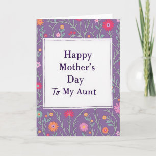 Gelukkige Moederdag Bloom Art Card Kaart