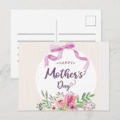 Gelukkige Moederdag Briefkaart (Voorkant / Achterkant)