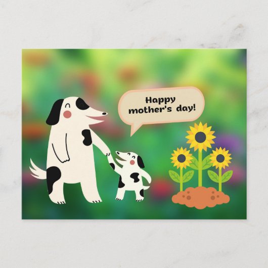 Gelukkige Moederdag Briefkaart (Voorkant)