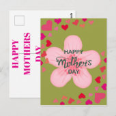 GELUKKIGE MOEDERDAG BRIEFKAART (Voorkant / Achterkant)
