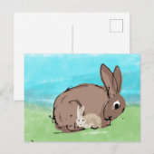 Gelukkige Moederdag Briefkaart (Voorkant / Achterkant)
