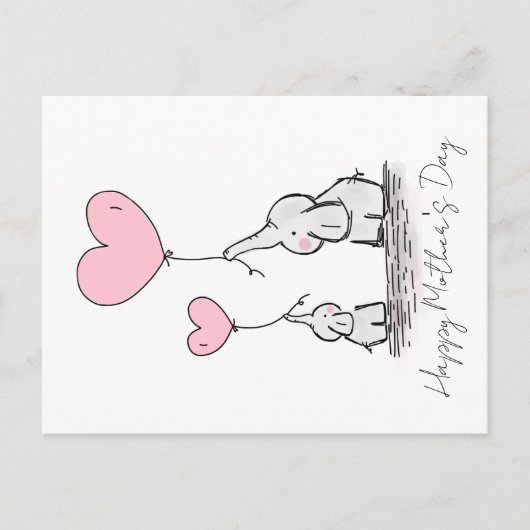 Gelukkige Moederdag Briefkaart (Voorkant)
