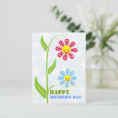 Gelukkige Moederdag-Briefkaarten Briefkaart (Staand voorkant)