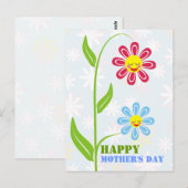 Gelukkige Moederdag-Briefkaarten Briefkaart (Voorkant / Achterkant)