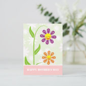 Gelukkige Moederdag-Briefkaarten Briefkaart (Staand voorkant)