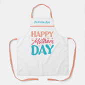 Gelukkige Moederdag Cadeau voor Moeder Keuken Schort (Voorkant)