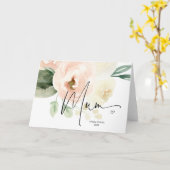 Gelukkige Moederdag cadeau voor moeder uit dochter Kaart (Gele Bloem)