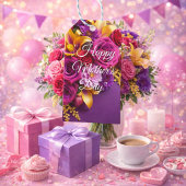 Gelukkige Moederdag  Cadeaulabel