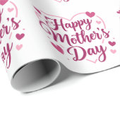 Gelukkige Moederdag Cadeaupapier (Rol Hoek)